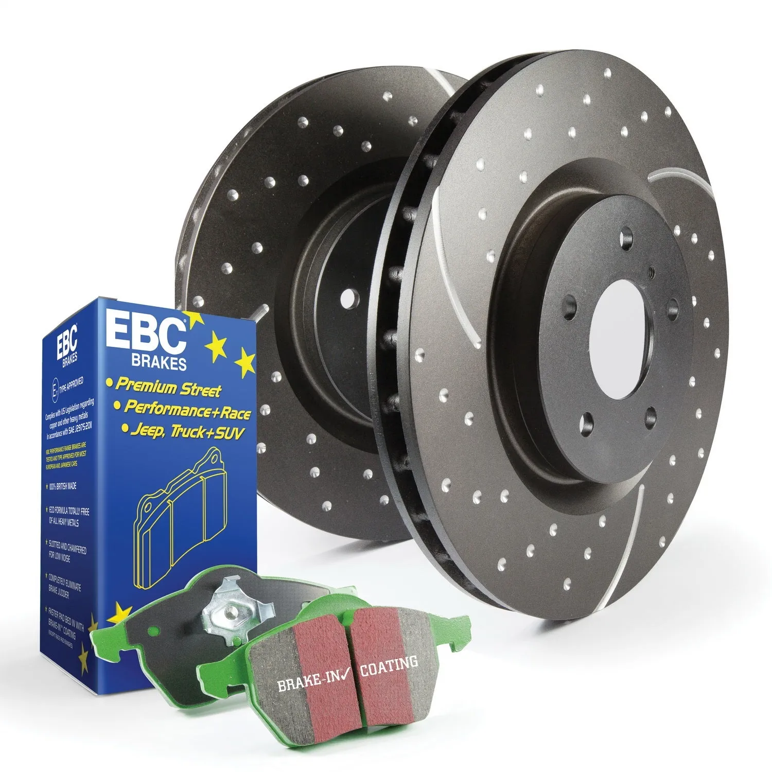 EBC Brakes S3KF1009 S3 Kits Greenstuff 6000 and GD Rotors Truck/SUV
