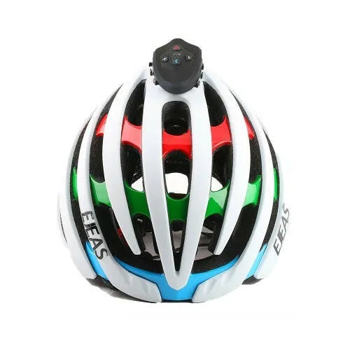 EJEAS 2 Rider Helmet Cycling Interphone BT Handsfree Intercom Helmet Headset 1200M Full Duplex Talking Intercom FM Radio
