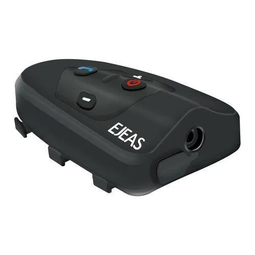 EJEAS 2 Rider Helmet Cycling Interphone BT Handsfree Intercom Helmet Headset 1200M Full Duplex Talking Intercom FM Radio