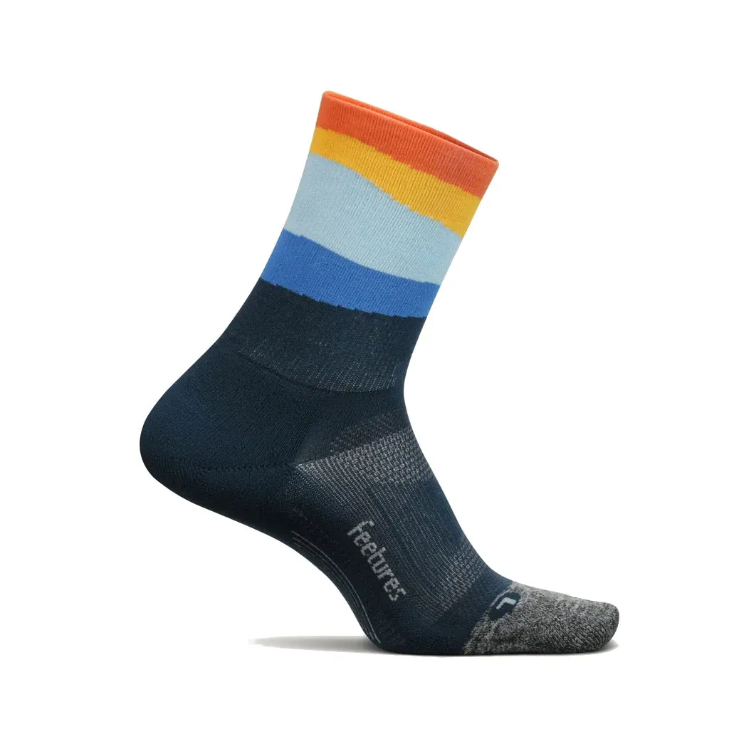 Feetures Elite Light Cushion Mini Crew - Ascent Blue
