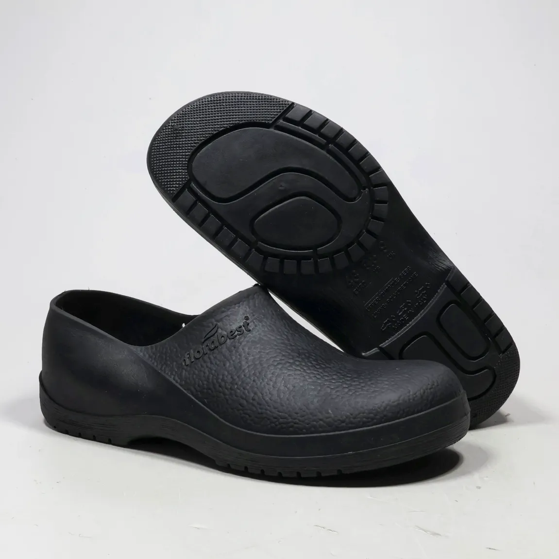 Florabest Slip Ons Rubber Black Colour For Men