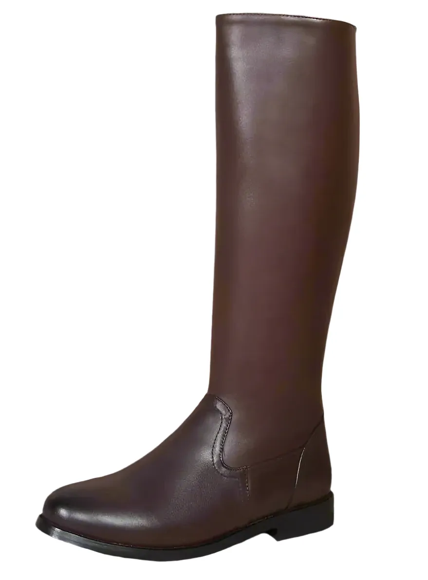Handmade Regency Era Men Boots – Rococo Baroque Style with Bridgestone Leather
