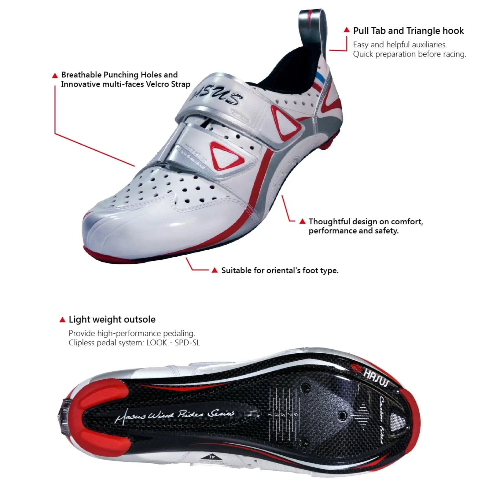 Hasus Triathlon Shoes | HKC01 Triathlon