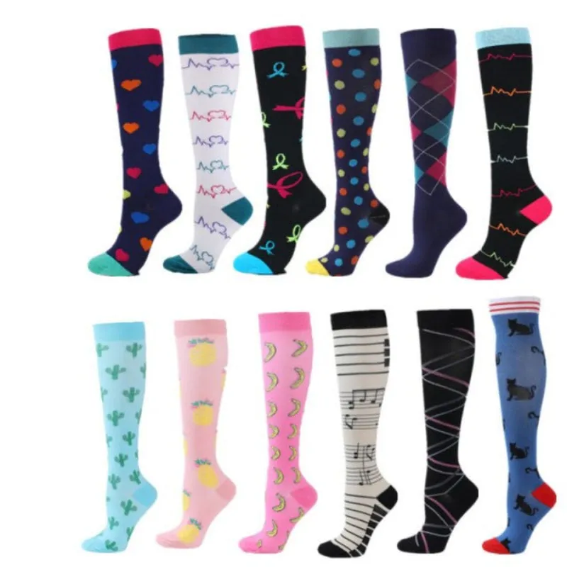 High Knee Cartoon Pattern Socks Set