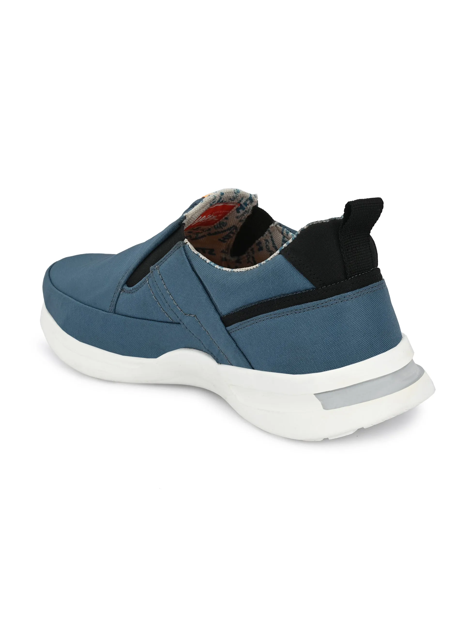Hitz Men's Blue Running Slip On Shoes