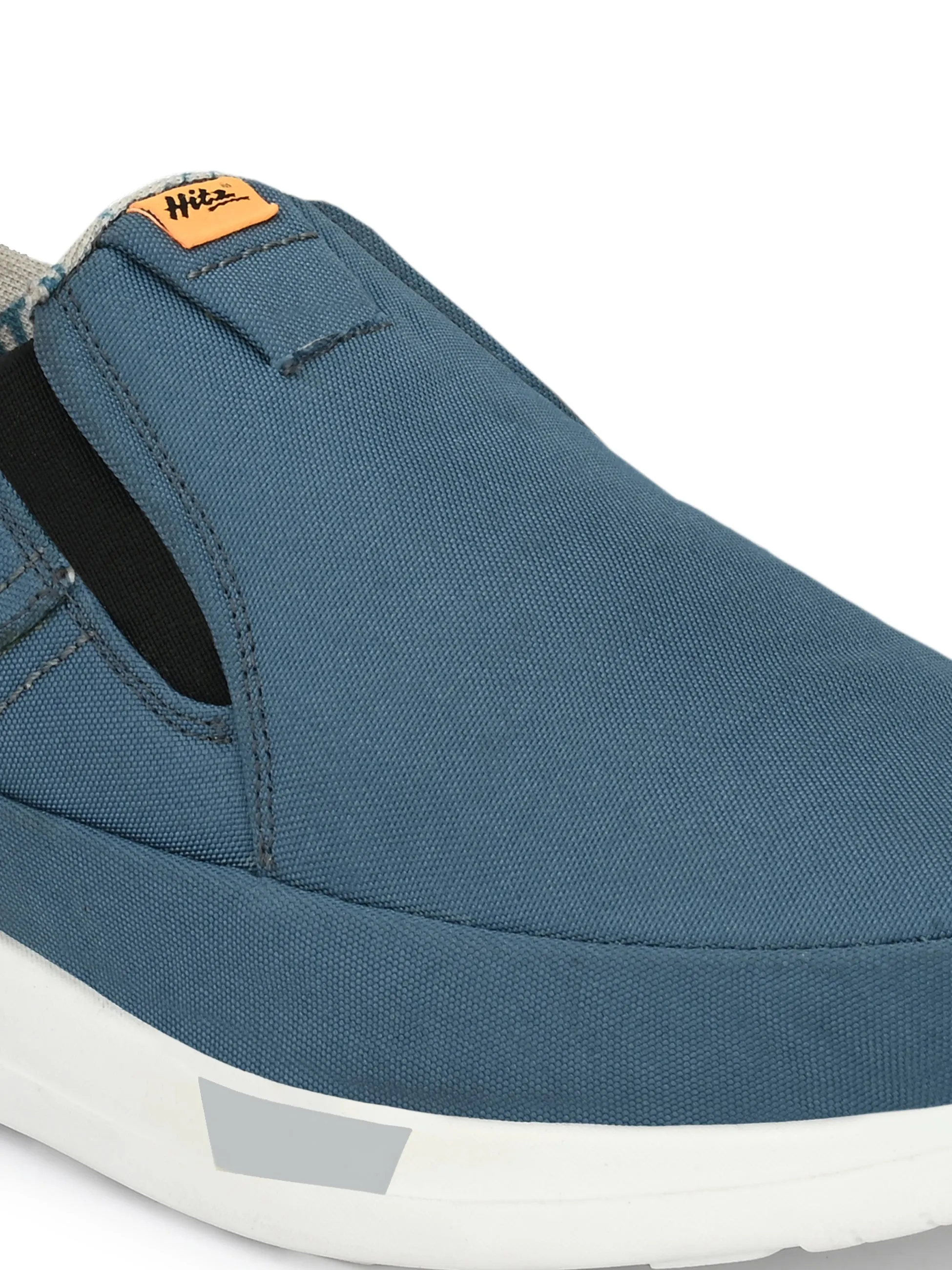 Hitz Men's Blue Running Slip On Shoes