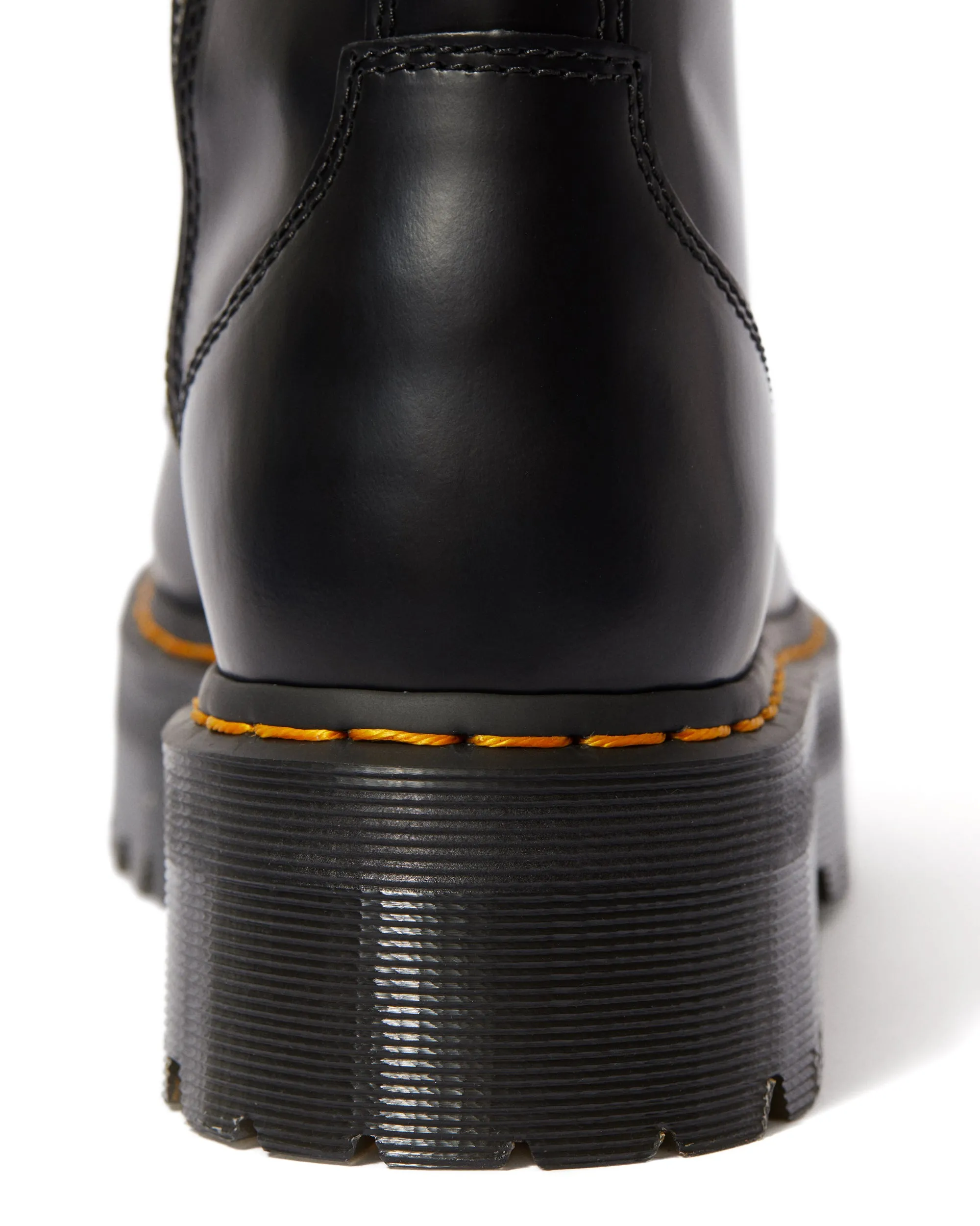 Jadon Hi Black Smooth Platform Boot