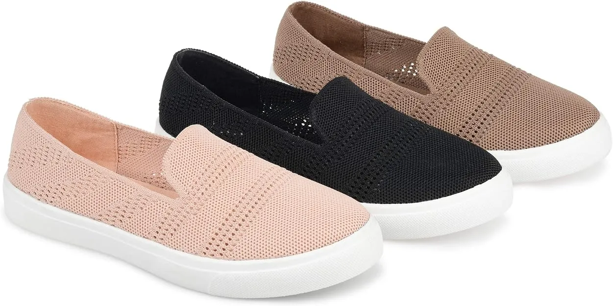 Journee Collection Women's Meika Tru Comfort Foam Footbed Sneakers  Color Black Size 9M