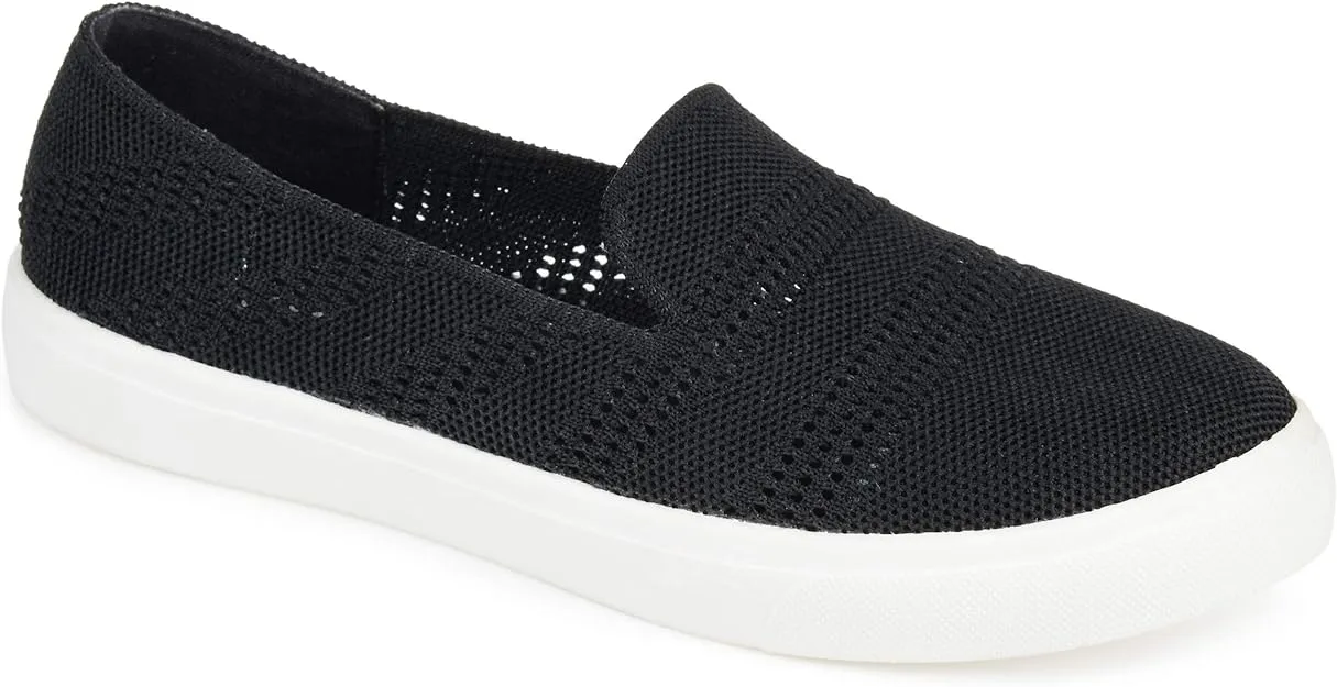 Journee Collection Women's Meika Tru Comfort Foam Footbed Sneakers  Color Black Size 9M