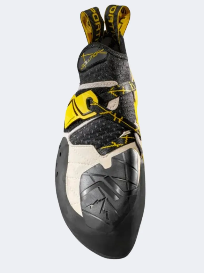 La Sportiva Solution Men Climbg Shoes White/Yellow