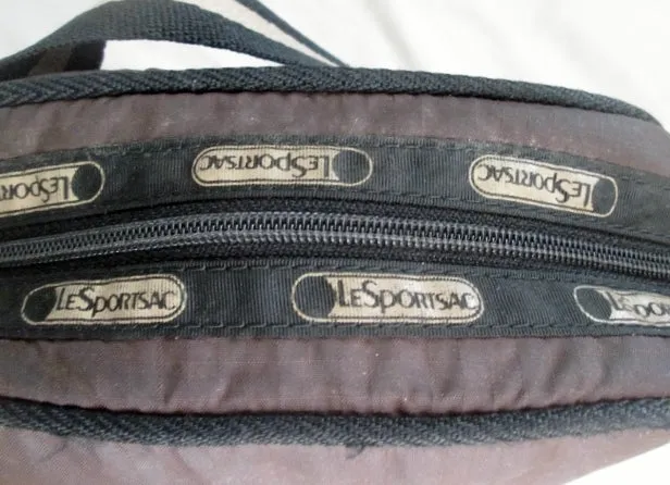 Le SPORT SAC shoulder bag Lesportsac crossbody hobopurse BROWN Vegan