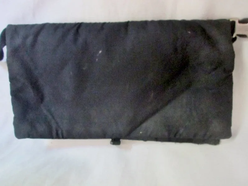 LeSPORTSAC vegan foldover shoulder bag crossbody purse messenger BLACK M Sequin