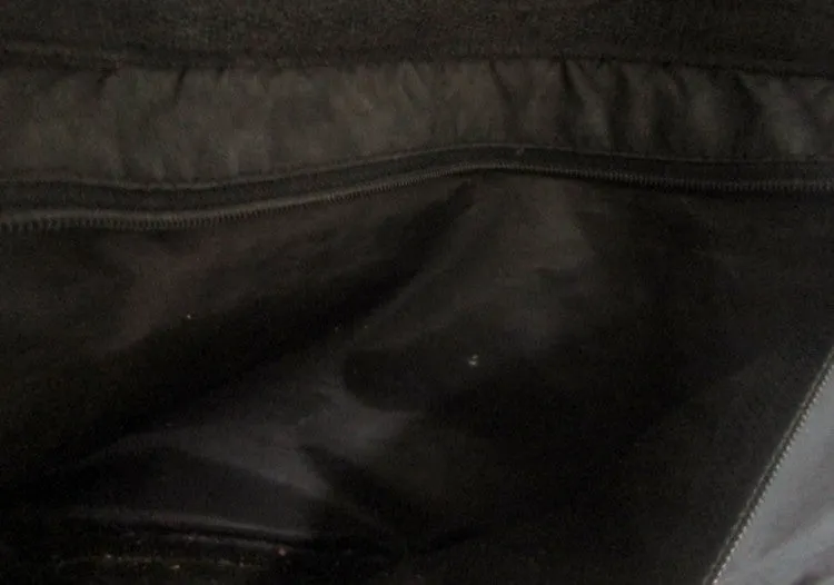 LeSPORTSAC vegan foldover shoulder bag crossbody purse messenger BLACK M Sequin