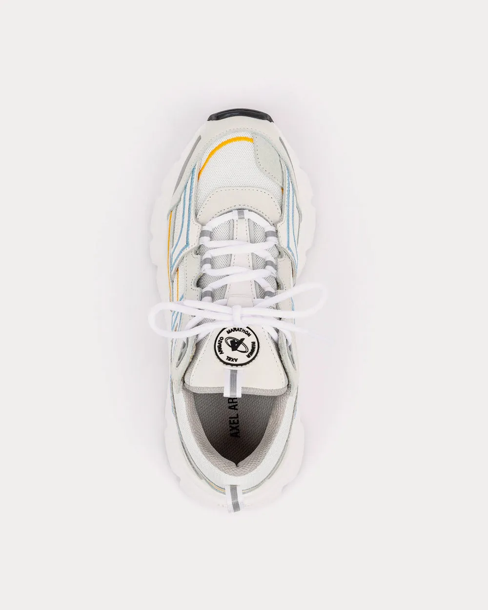 Marathon R-Trail White / Dusty Blue Low Top Sneakers
