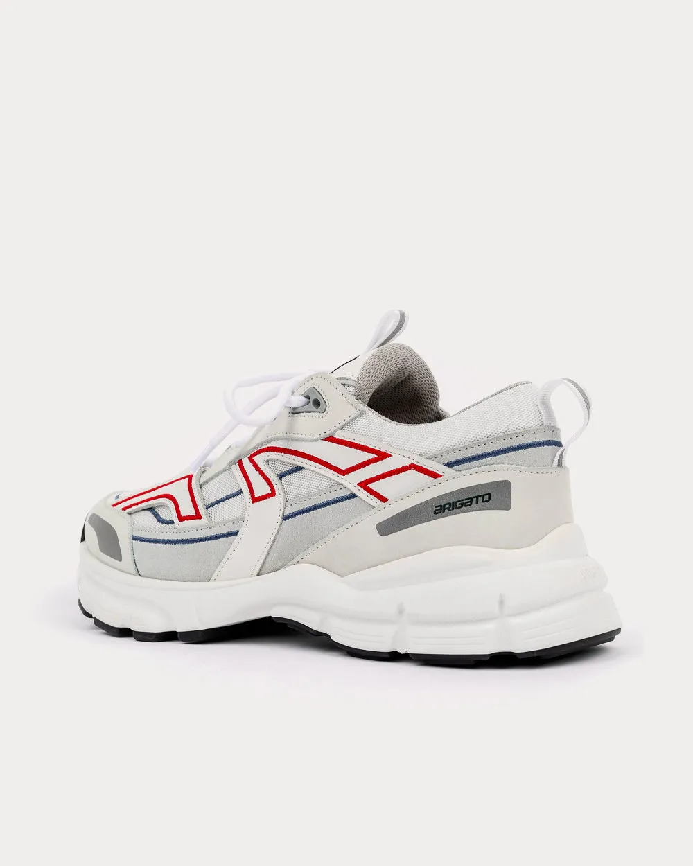 Marathon R-Trail White / Red Low Top Sneakers