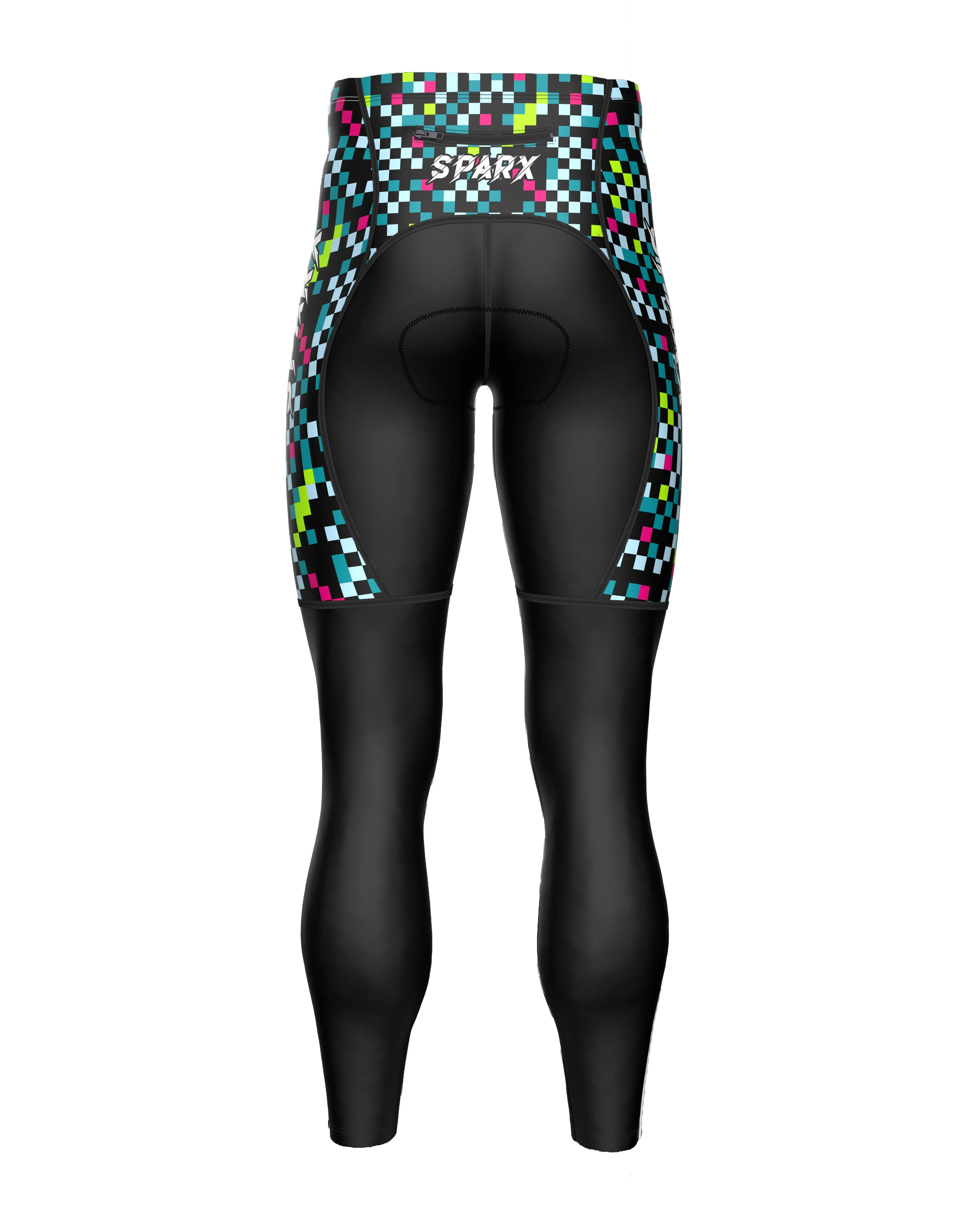 Men Cubes Cycling Tights