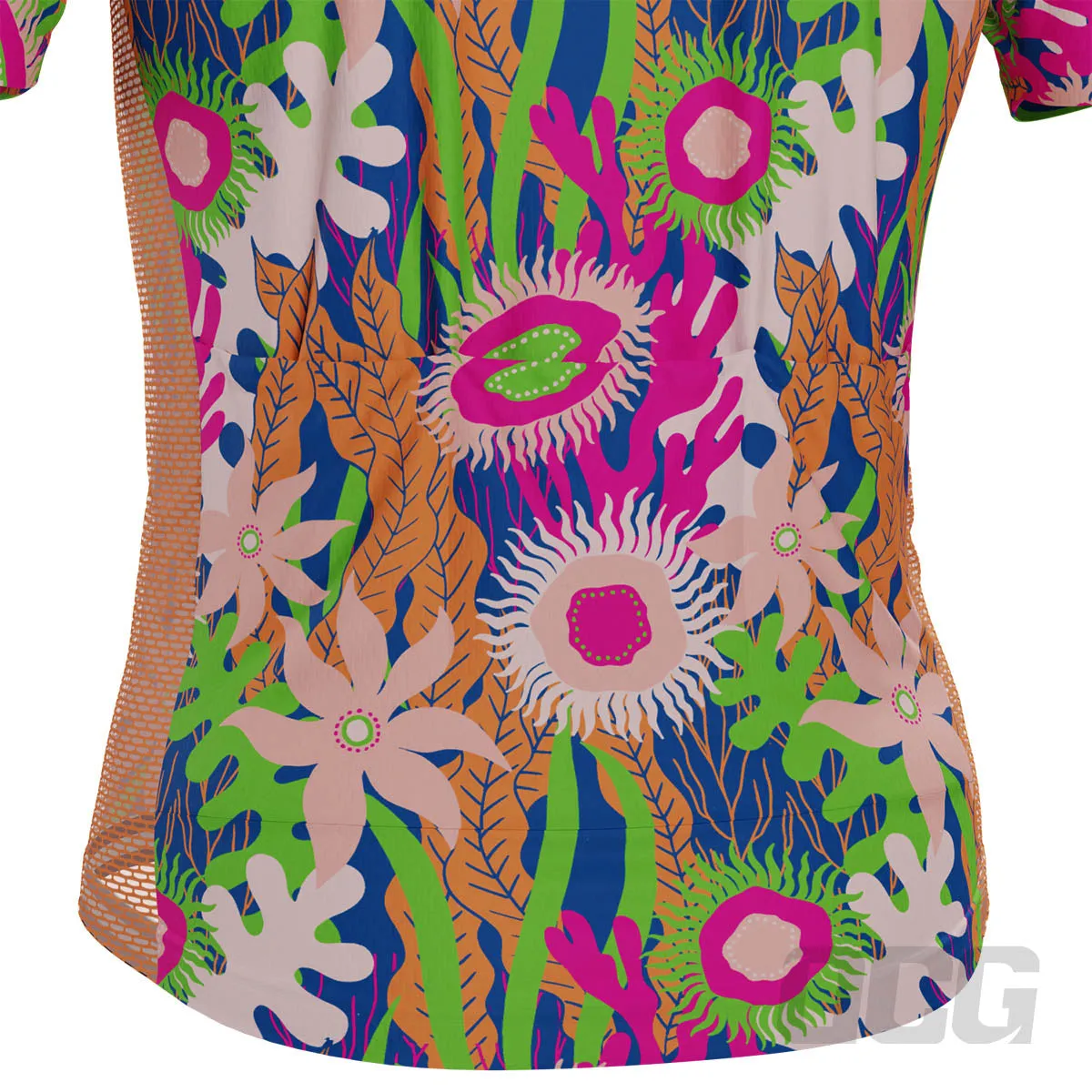 Men's Aquatic Plantlife Short Sleeve Cycling Jersey
