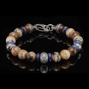 Men's Boots and Denim Bracelet - BB9 MT