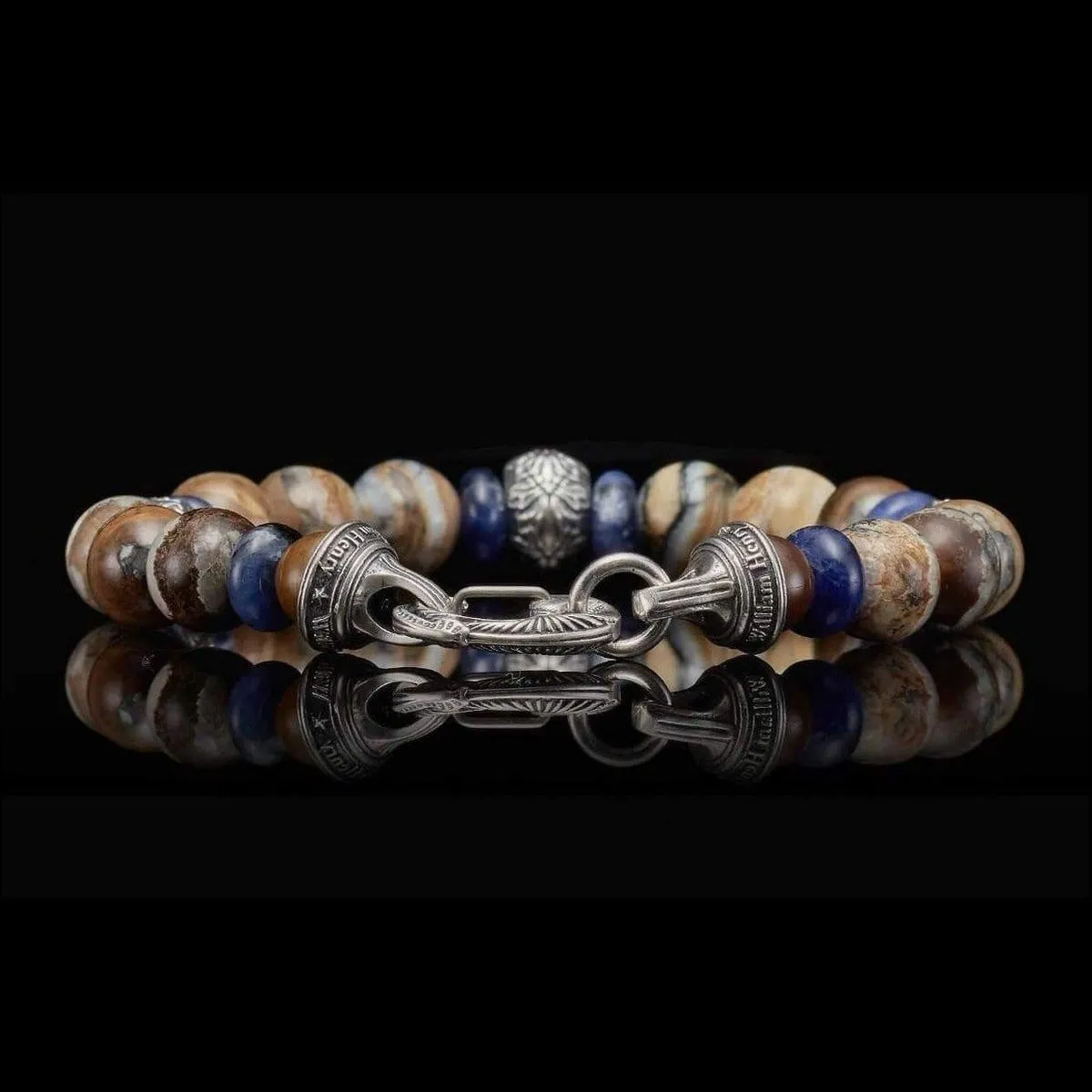 Men's Boots and Denim Bracelet - BB9 MT