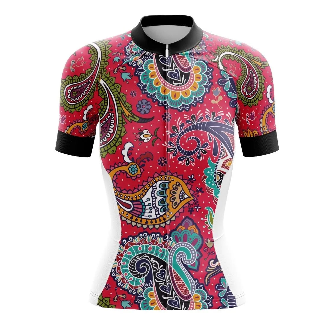 NEW! Paisley Passion | Women's Short Sleeve Cycling Set