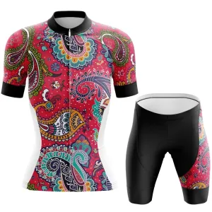 NEW! Paisley Passion | Women's Short Sleeve Cycling Set