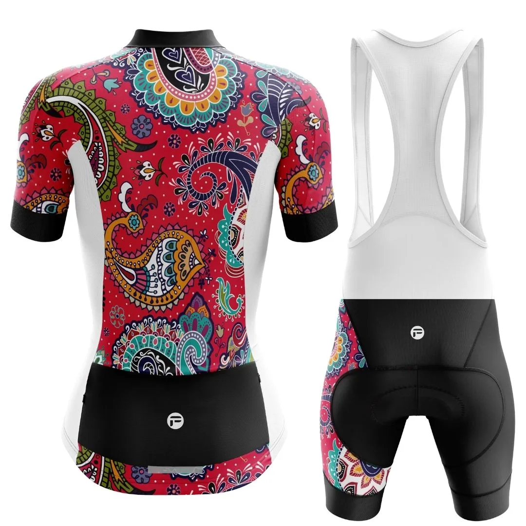 NEW! Paisley Passion | Women's Short Sleeve Cycling Set