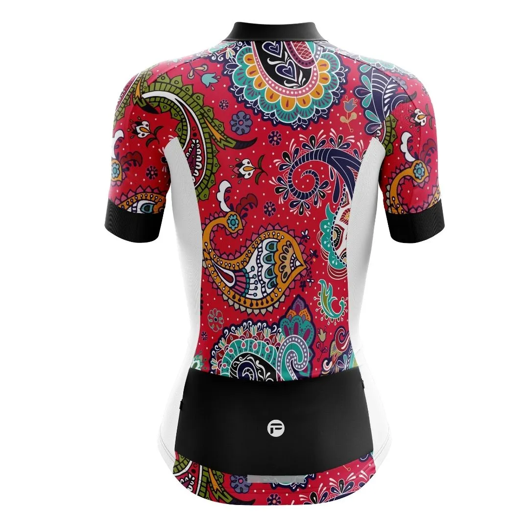 NEW! Paisley Passion | Women's Short Sleeve Cycling Set