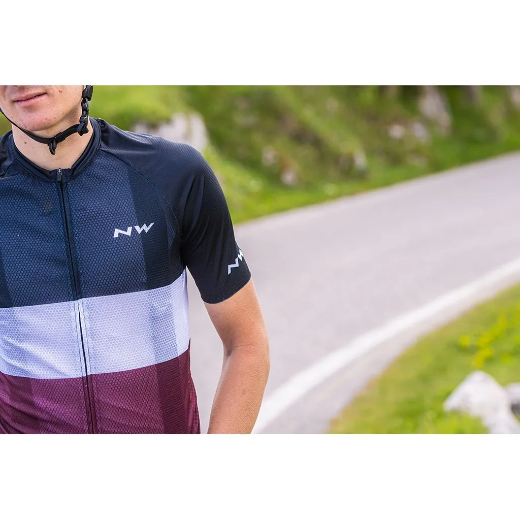 Northwave Blade Air Jersey - Black/White/Plum
