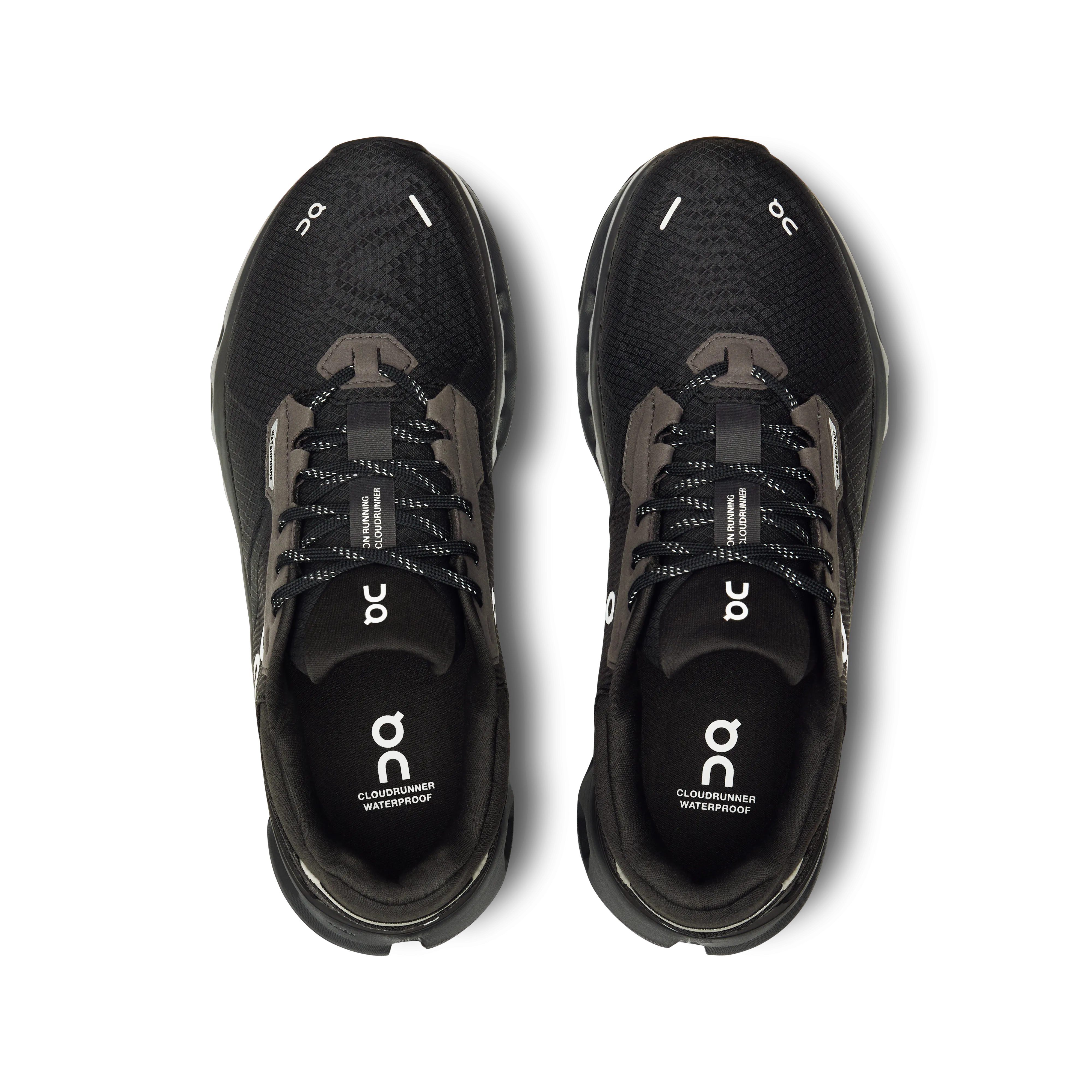 On Running Women's Cloudrunner 2 Waterproof Shoes - Magnet / Black