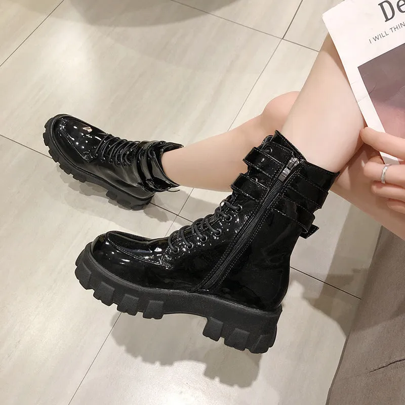 Ophelia Netherwing Gothic Platform Boots by The Nevermore