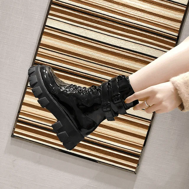 Ophelia Netherwing Gothic Platform Boots by The Nevermore