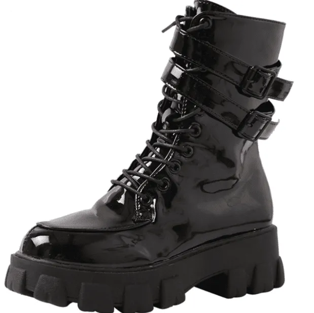 Ophelia Netherwing Gothic Platform Boots by The Nevermore