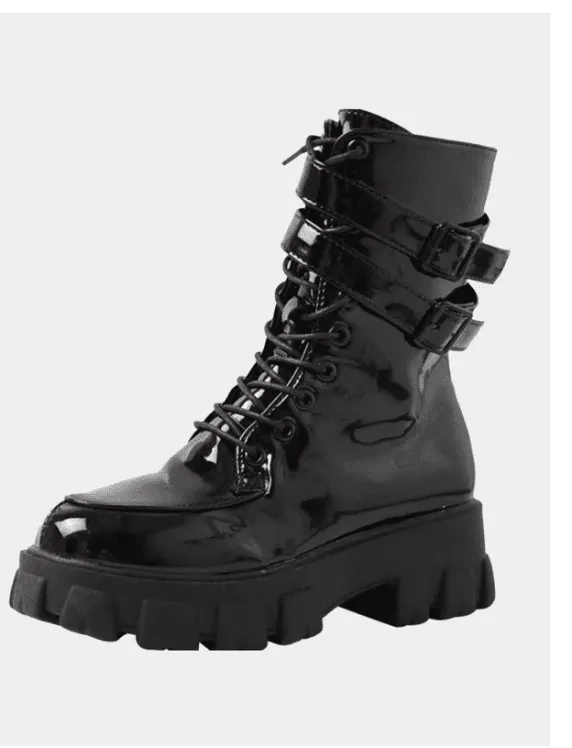 Ophelia Netherwing Gothic Platform Boots by The Nevermore