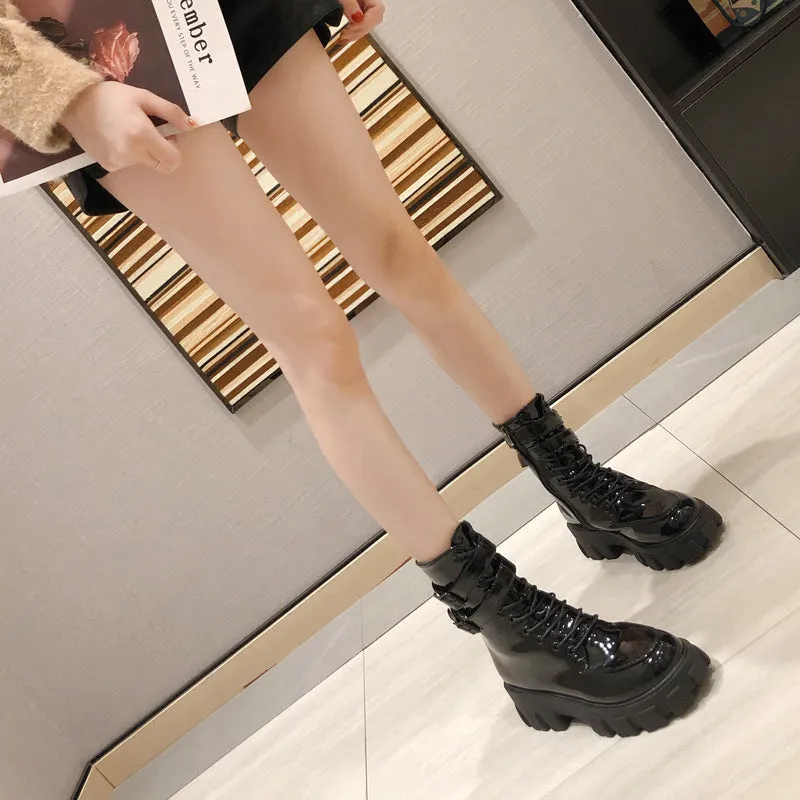 Ophelia Netherwing Gothic Platform Boots by The Nevermore