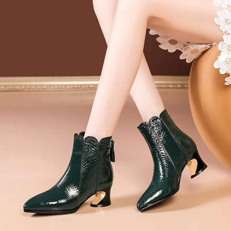 Opulessa Croc Glam Boots