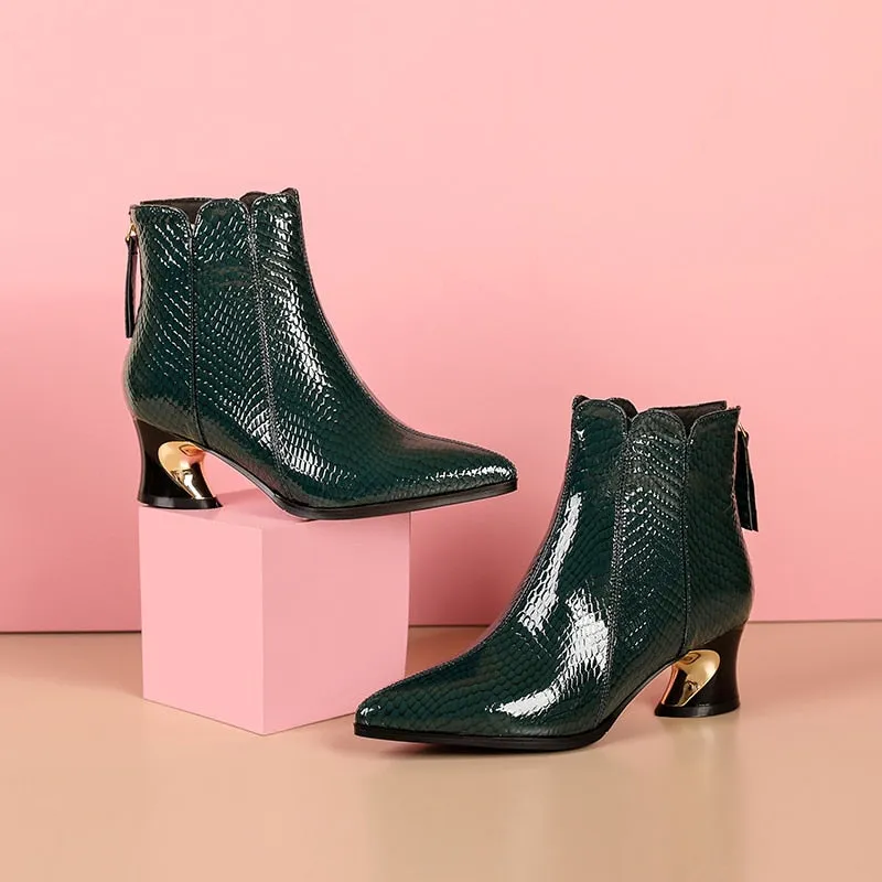 Opulessa Croc Glam Boots