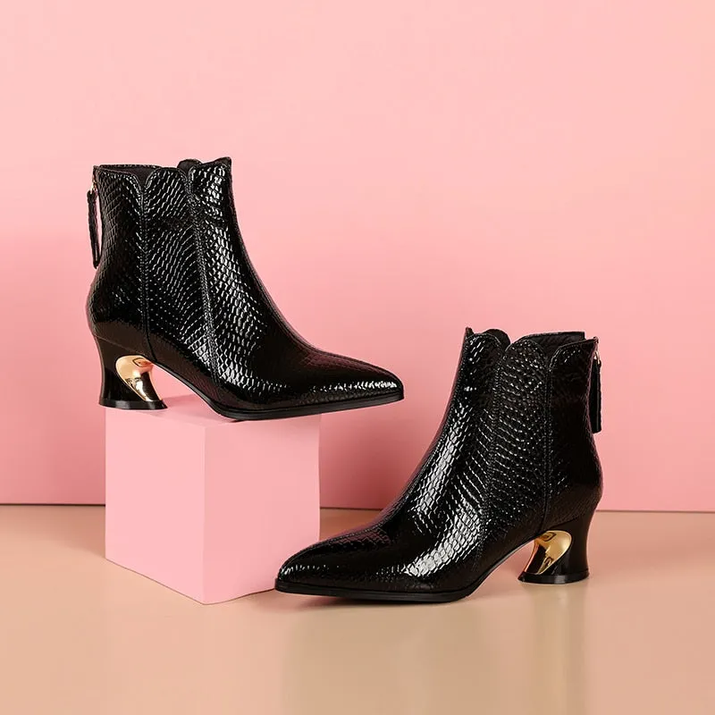 Opulessa Croc Glam Boots