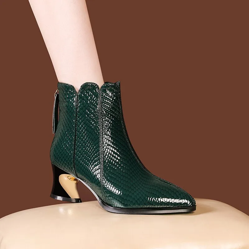 Opulessa Croc Glam Boots