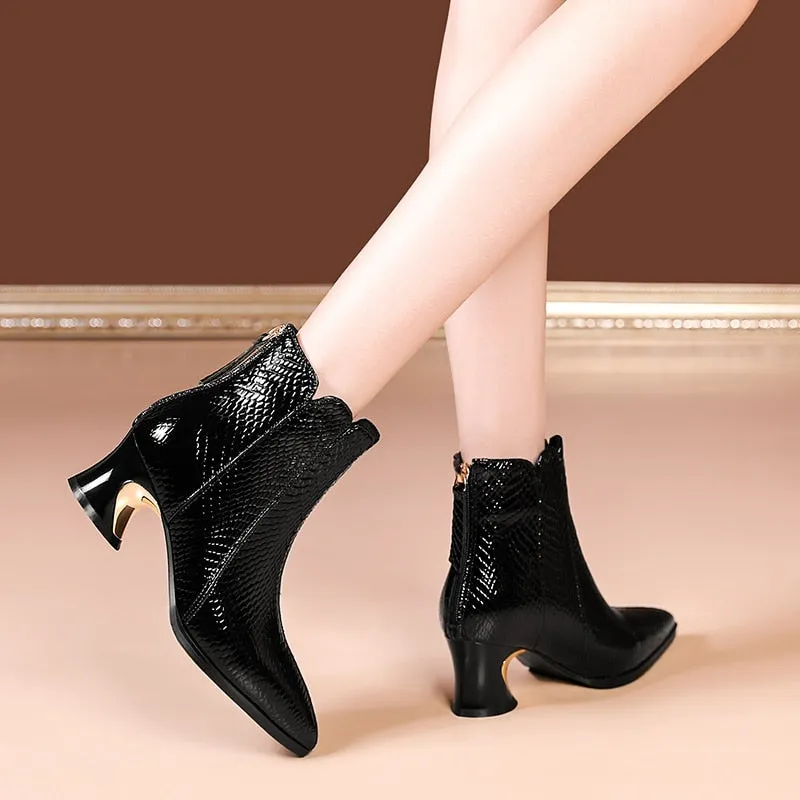 Opulessa Croc Glam Boots