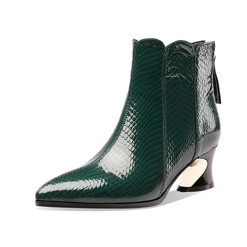 Opulessa Croc Glam Boots