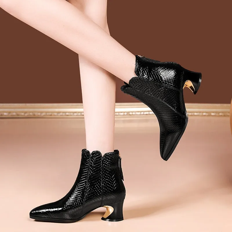 Opulessa Croc Glam Boots