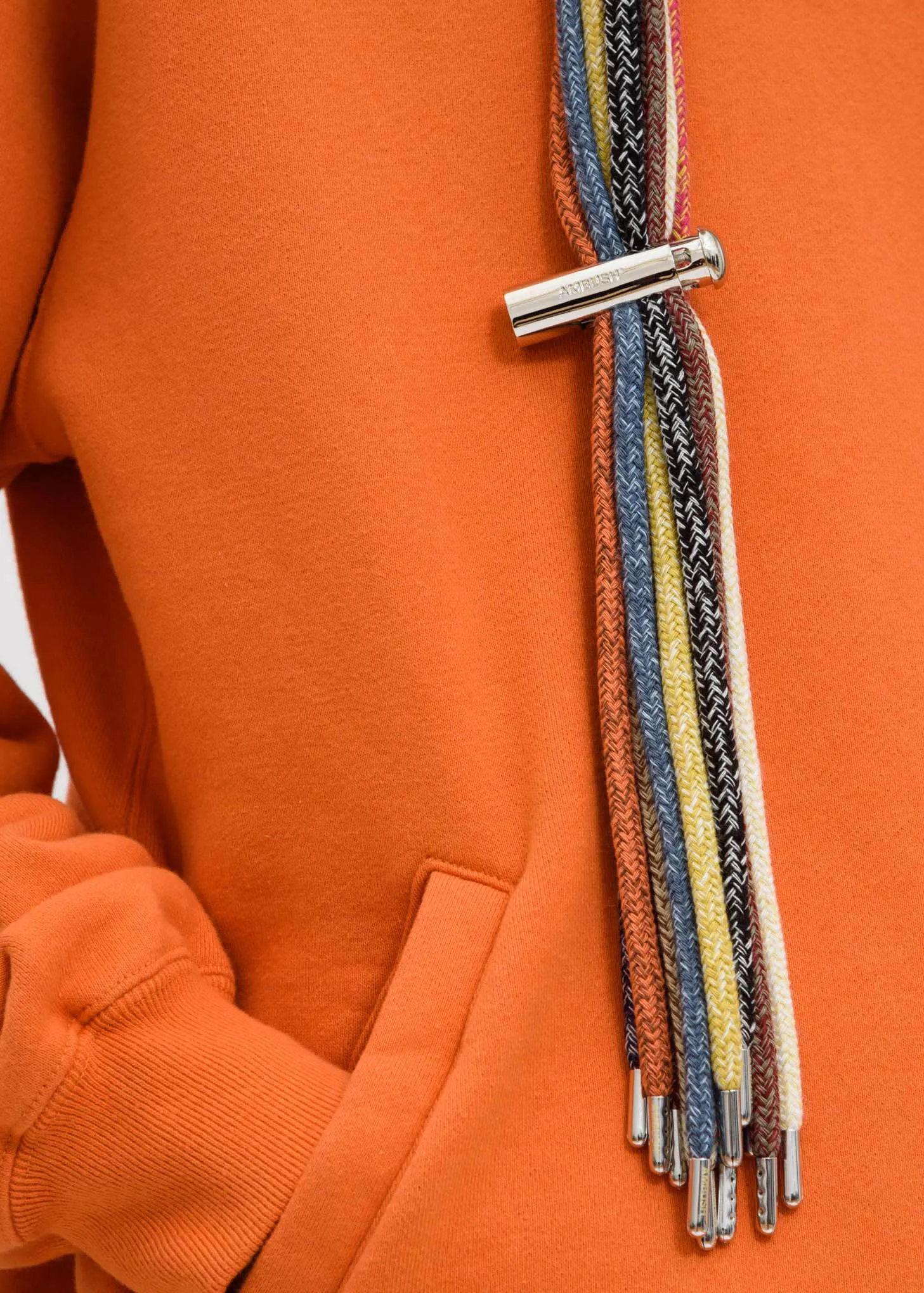 Orange Multi Cord Hoodie