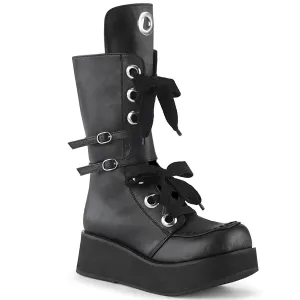 Oversize Eyelets Platform Boots