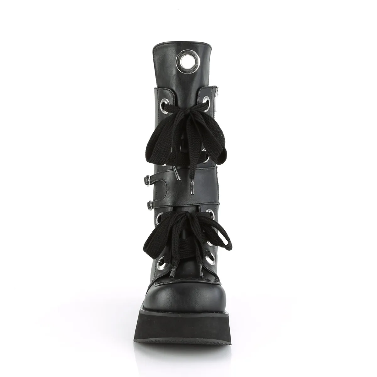 Oversize Eyelets Platform Boots