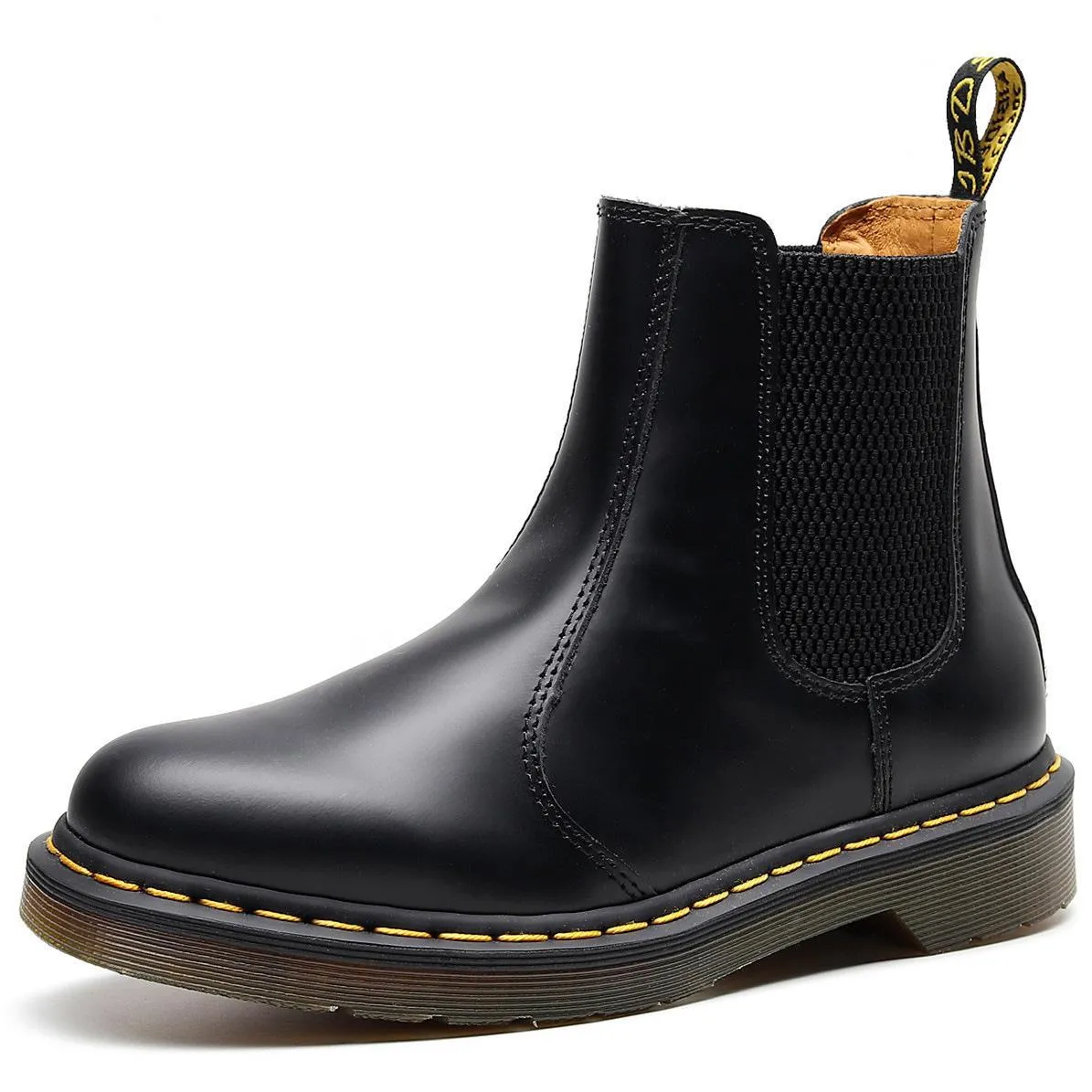 PEOPLETERRITORY 2976 Chelsea boots women's couple locomotive boots men's British leather short boots men's and women's casual large size leather shoes