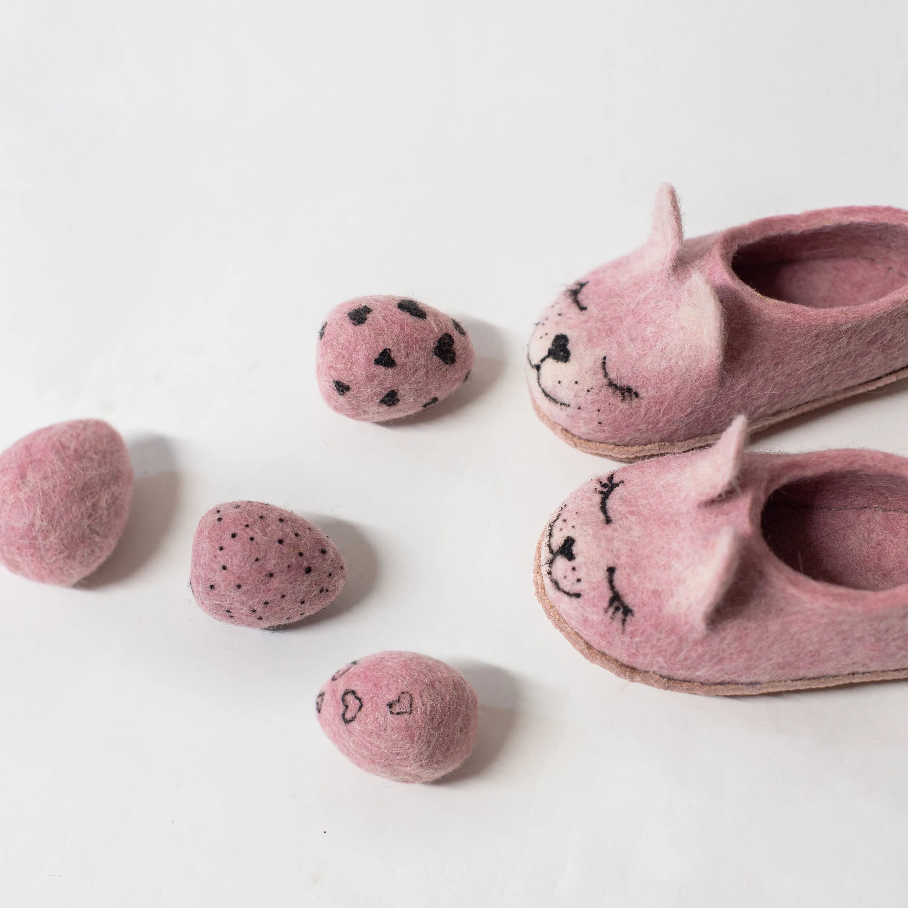 Pink Bunny Slippers Toddler Kids (Eu 23/30)