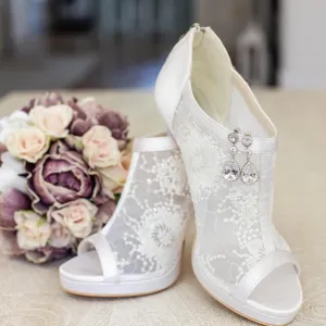 Platform Lace Booties | Other Colours