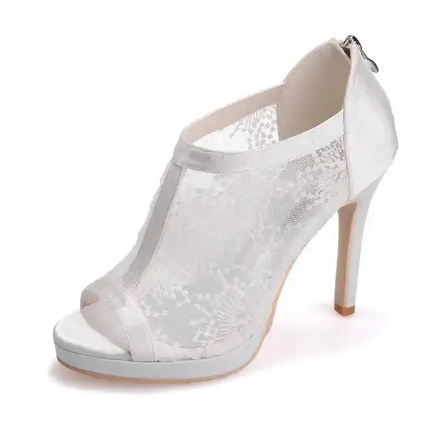 Platform Lace Booties | Other Colours