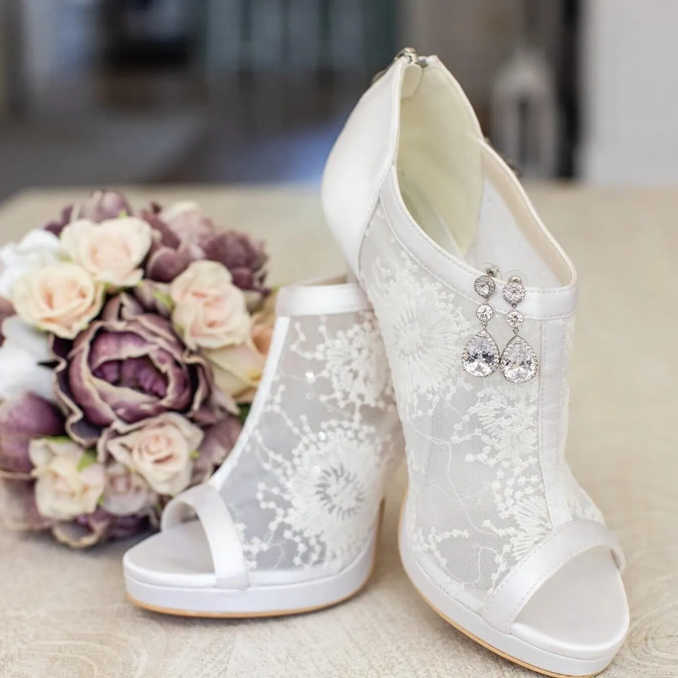 Platform Lace Booties | Other Colours