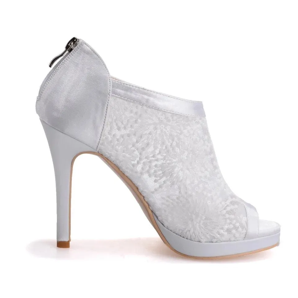 Platform Lace Booties | Other Colours